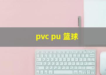 pvc pu 篮球